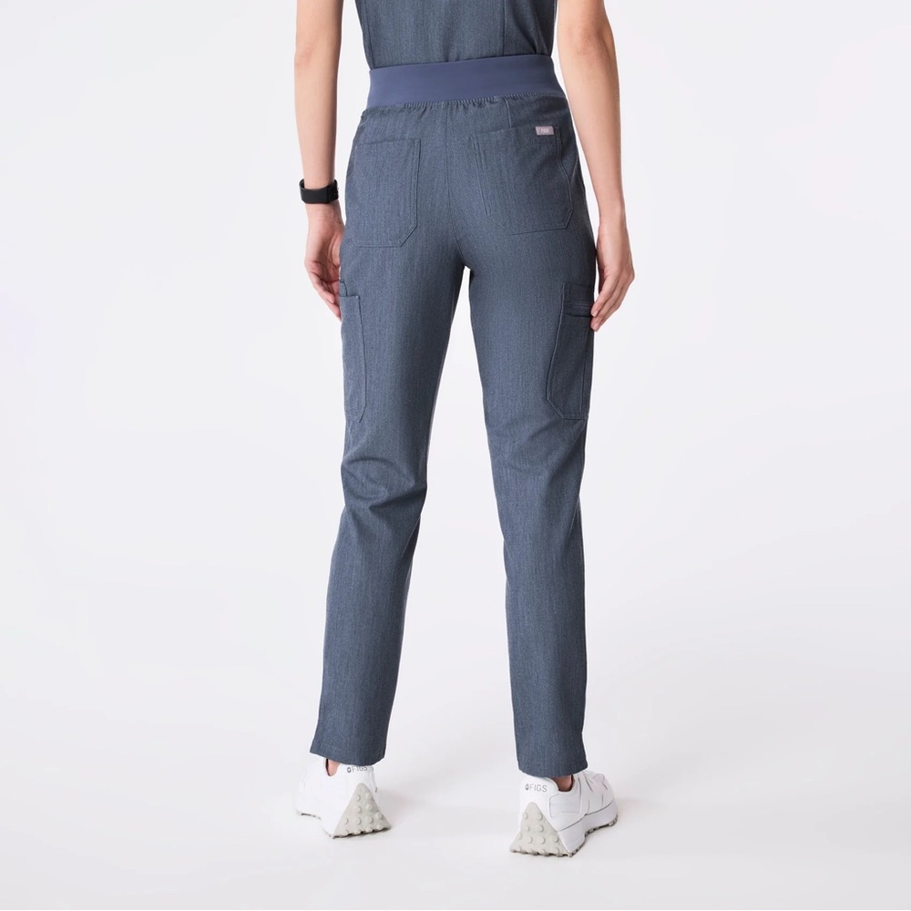 NEW FIGS YOLA Women’s Sz S Petite High Waisted Skinny Scrub Healthcare Pants - Picture 3 of 12